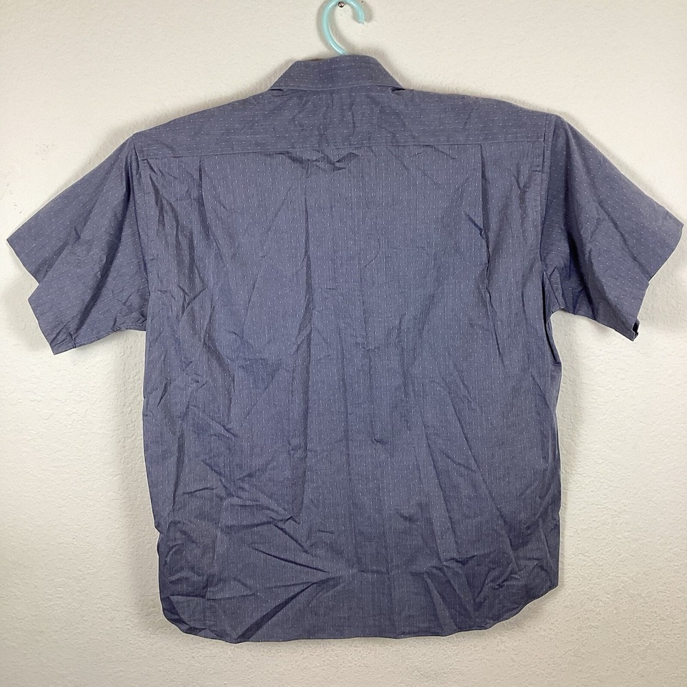 Tommy Hilfiger Mens Short Sleeve Button Up Shirt Sz XL 17-17.5 34/35 Excellent - Picture 6 of 7